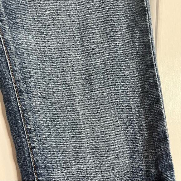7 For All Mankind Girls Medium Wash Gem Pocket Bootcut Jeans- Size 26 - Picture 4 of 14